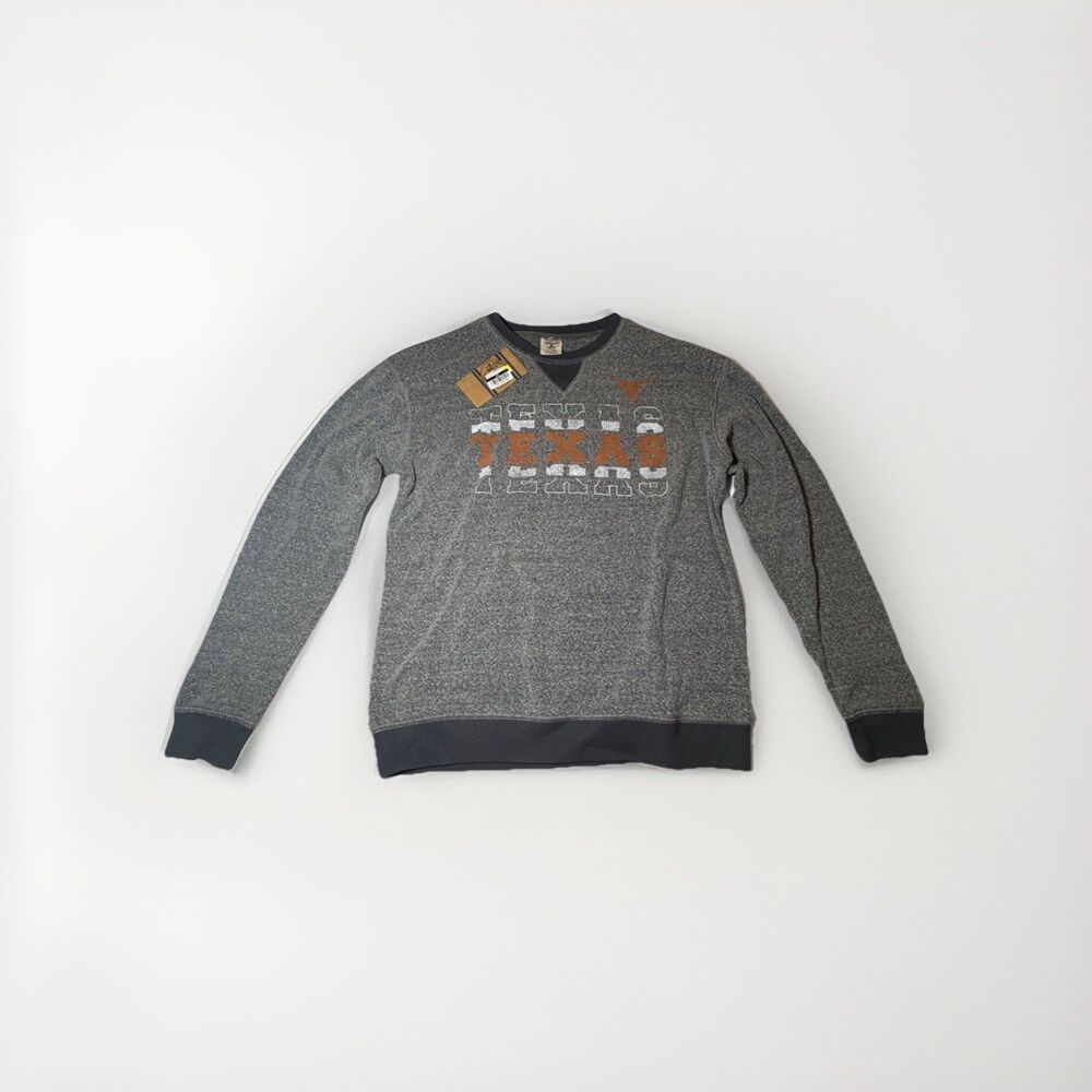 NWT Texas Longhorns Rivalry Threads Gray Pullover Sweatshirt Adult Small